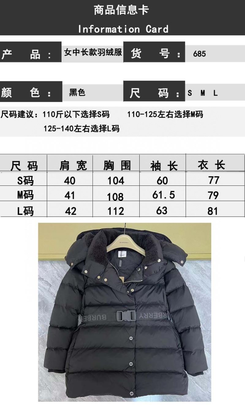 Burberry Down Jackets